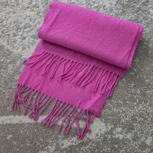 Johnstons of Elgin Pink Scarf